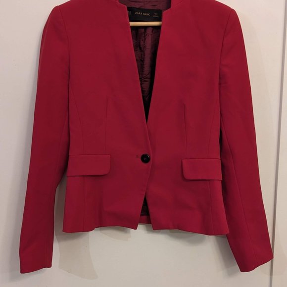 Zara Red Blazer - Picture 4 of 4